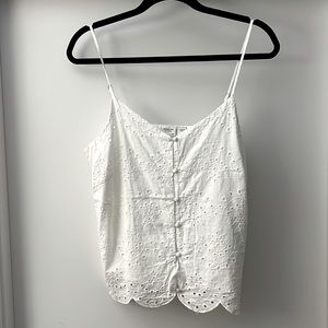 Jacqueline de Yong White Tank Top